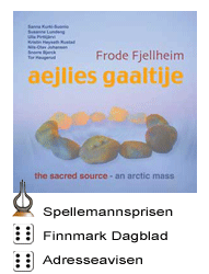 CD: Frode Fjellheim; Aejlies Gaaltije – Den Hellige kilden